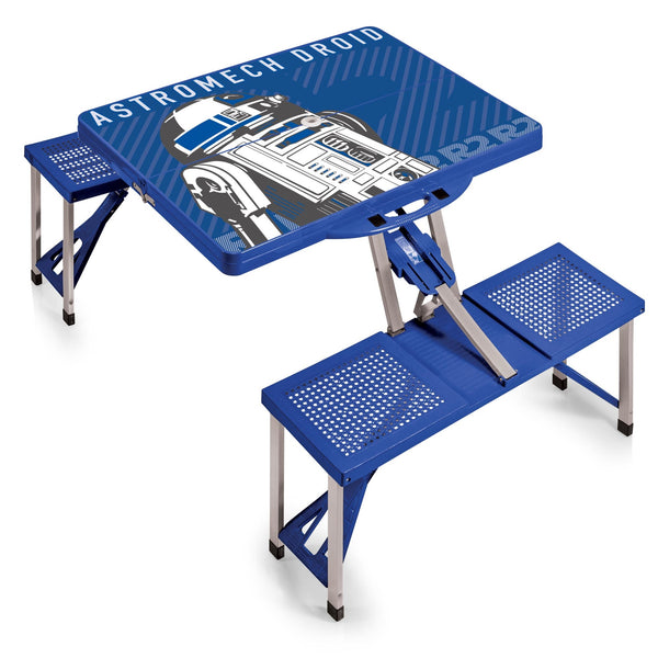 R2-D2 - Star Wars - Picnic Table Portable Folding Table with Seats