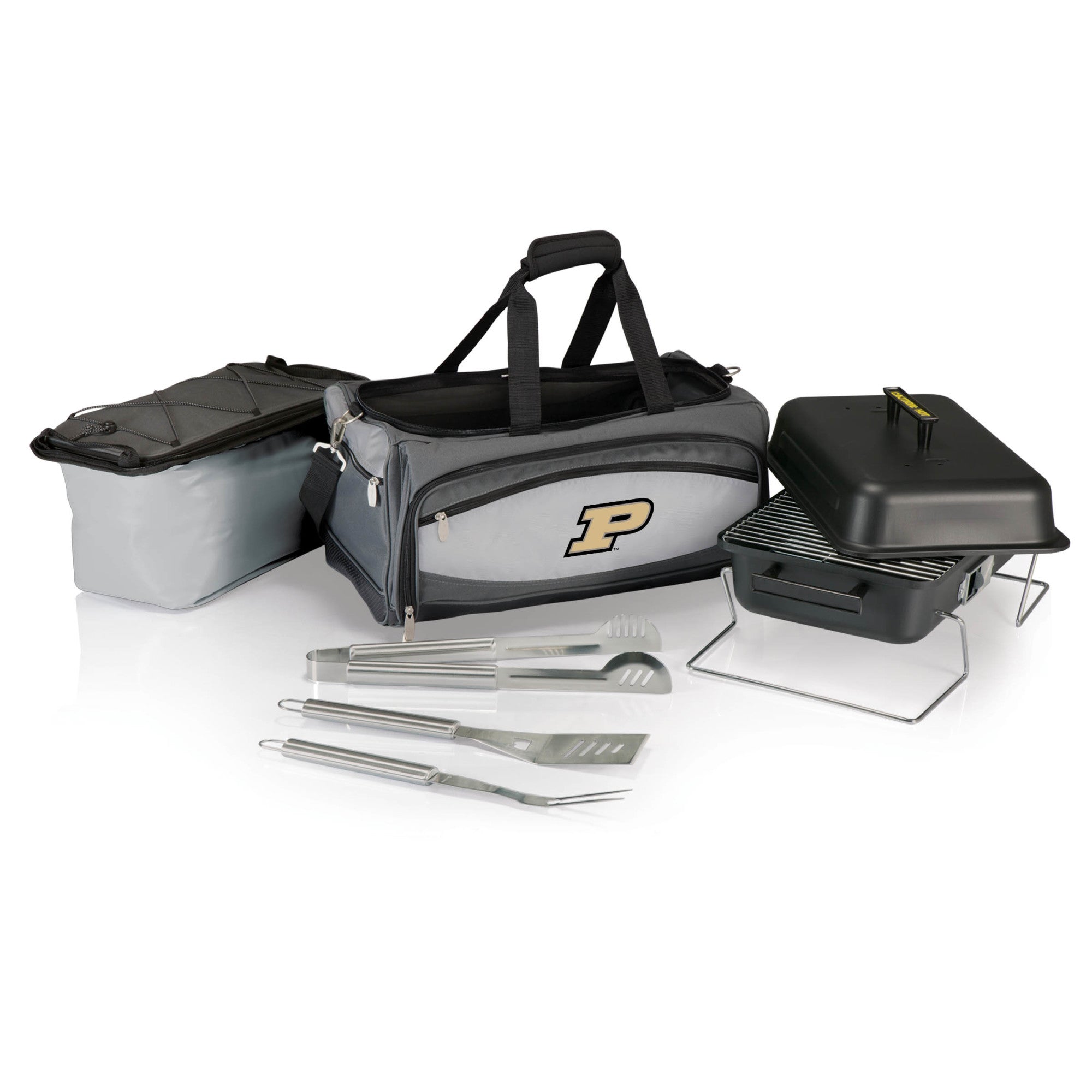 Purdue Boilermakers - Buccaneer Portable Charcoal Grill & Cooler Tote