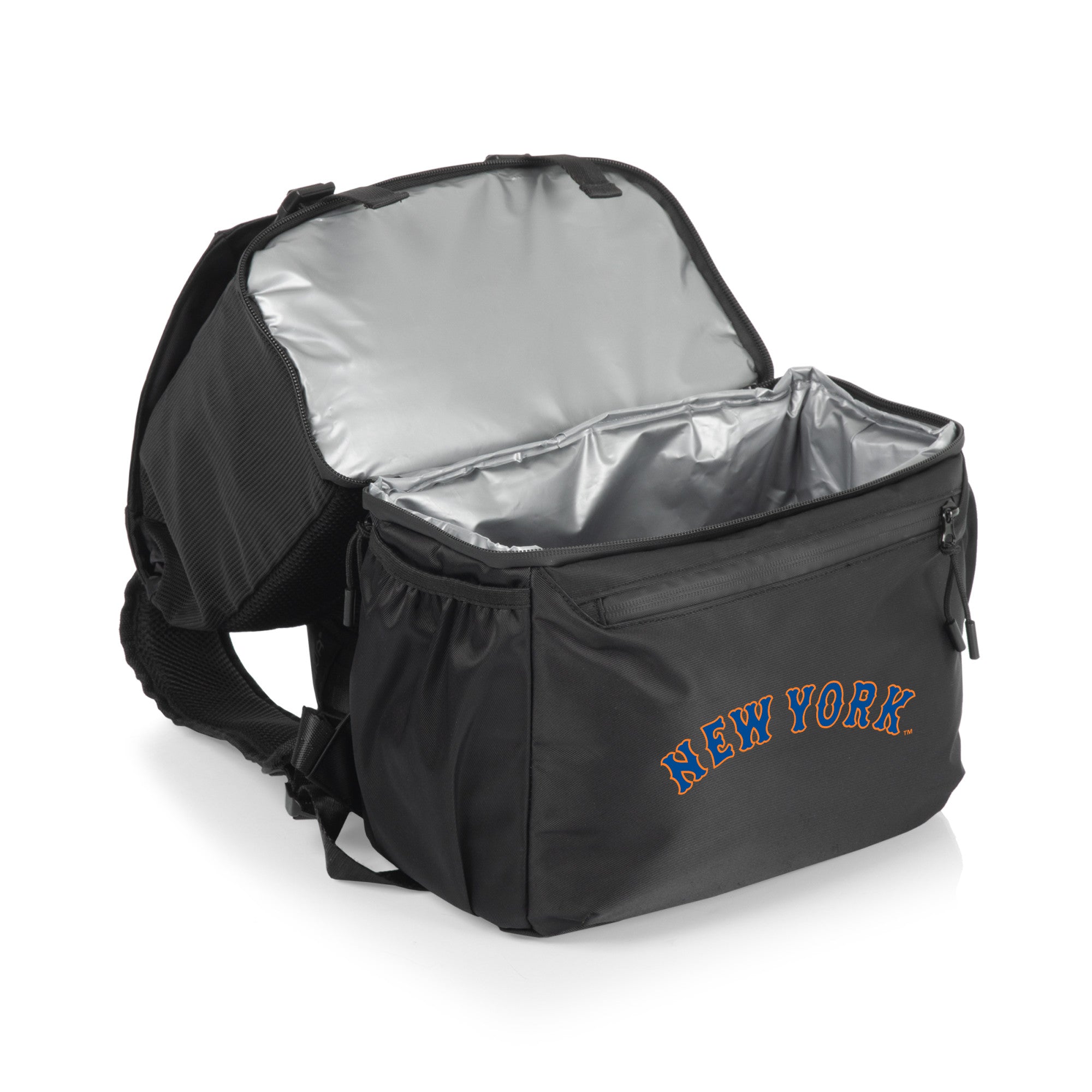 north face backpacks cooler New York Mets Tarana Backpack Cooler (Carbon Black)