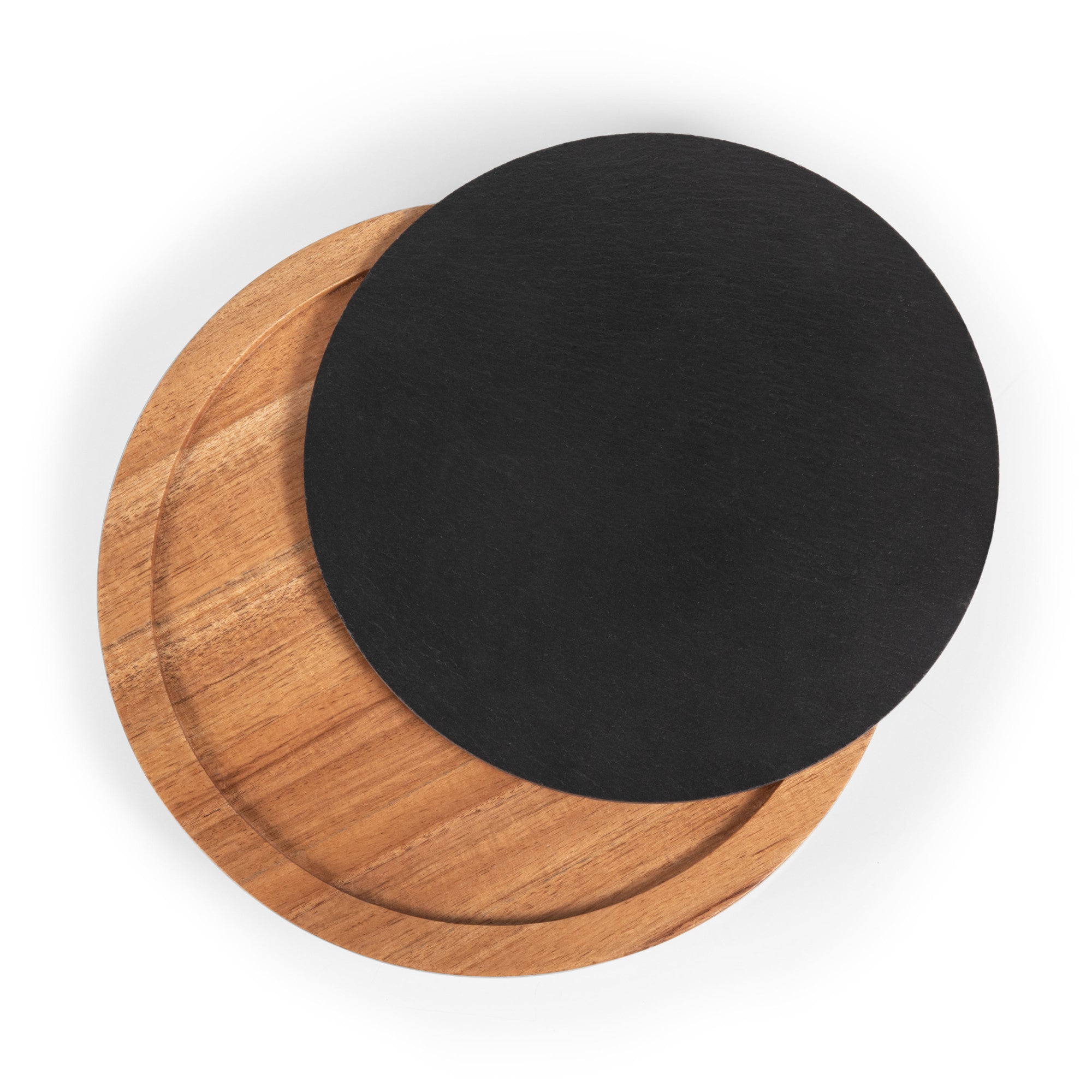 Oklahoma Sooners - Insignia Acacia and Slate Serving Board with Cheese Tools