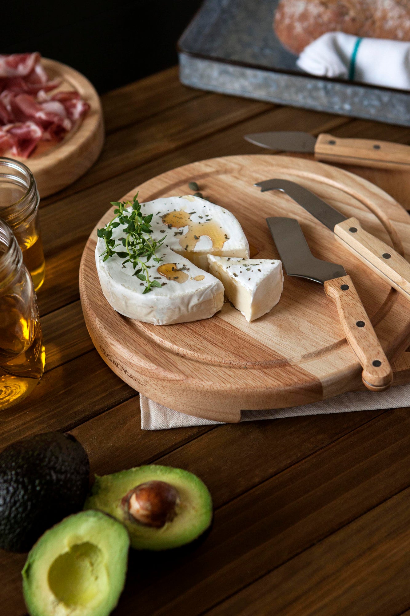 Picnic Time Swiss Cheese Board