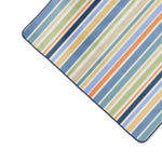 St. Tropez Collection - Sky Blue with Multi Stripe Pattern