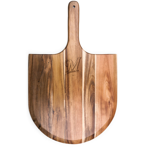 Milwaukee Brewers - Acacia Pizza Peel Serving Paddle