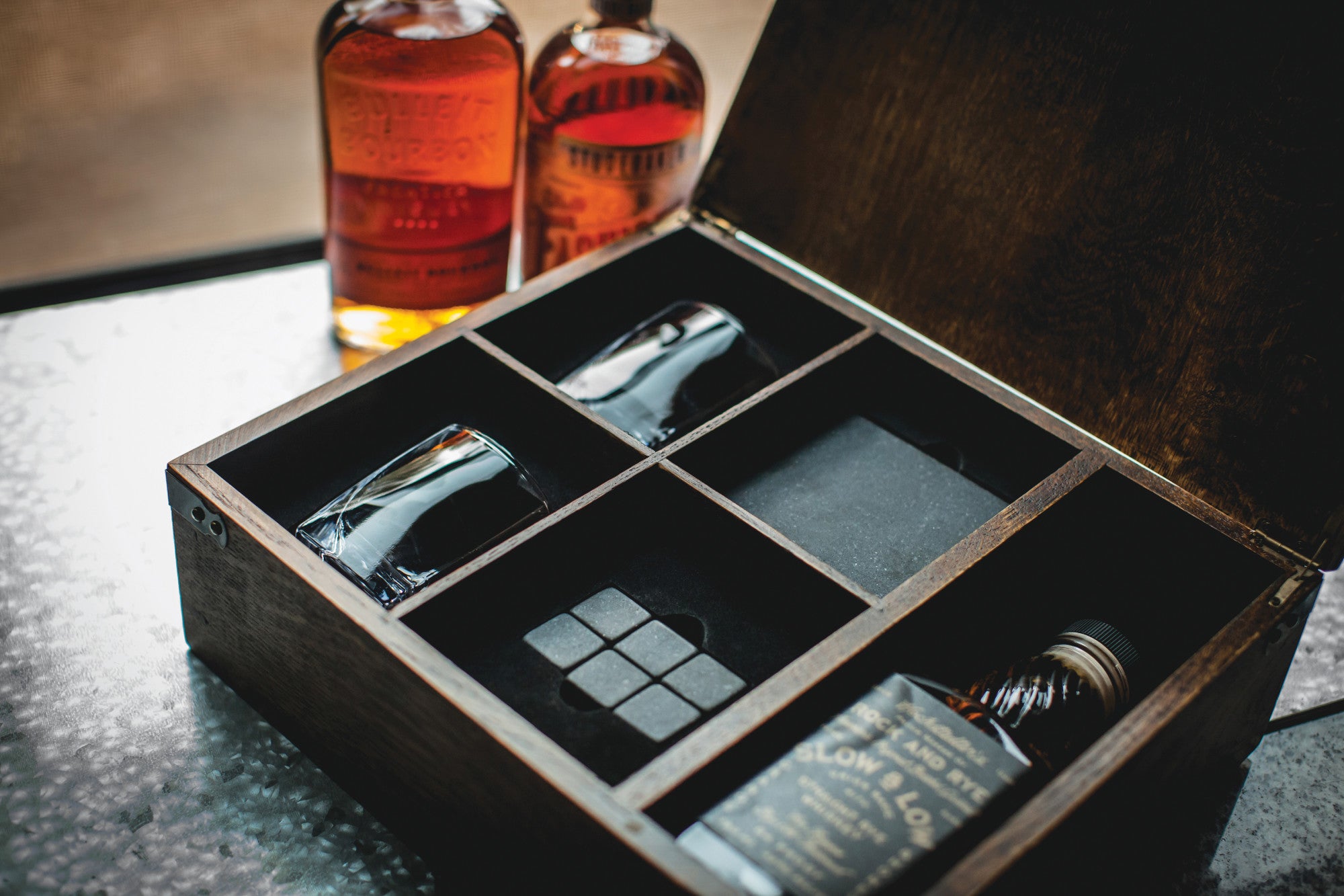 Miami Marlins - Whiskey Box Gift Set