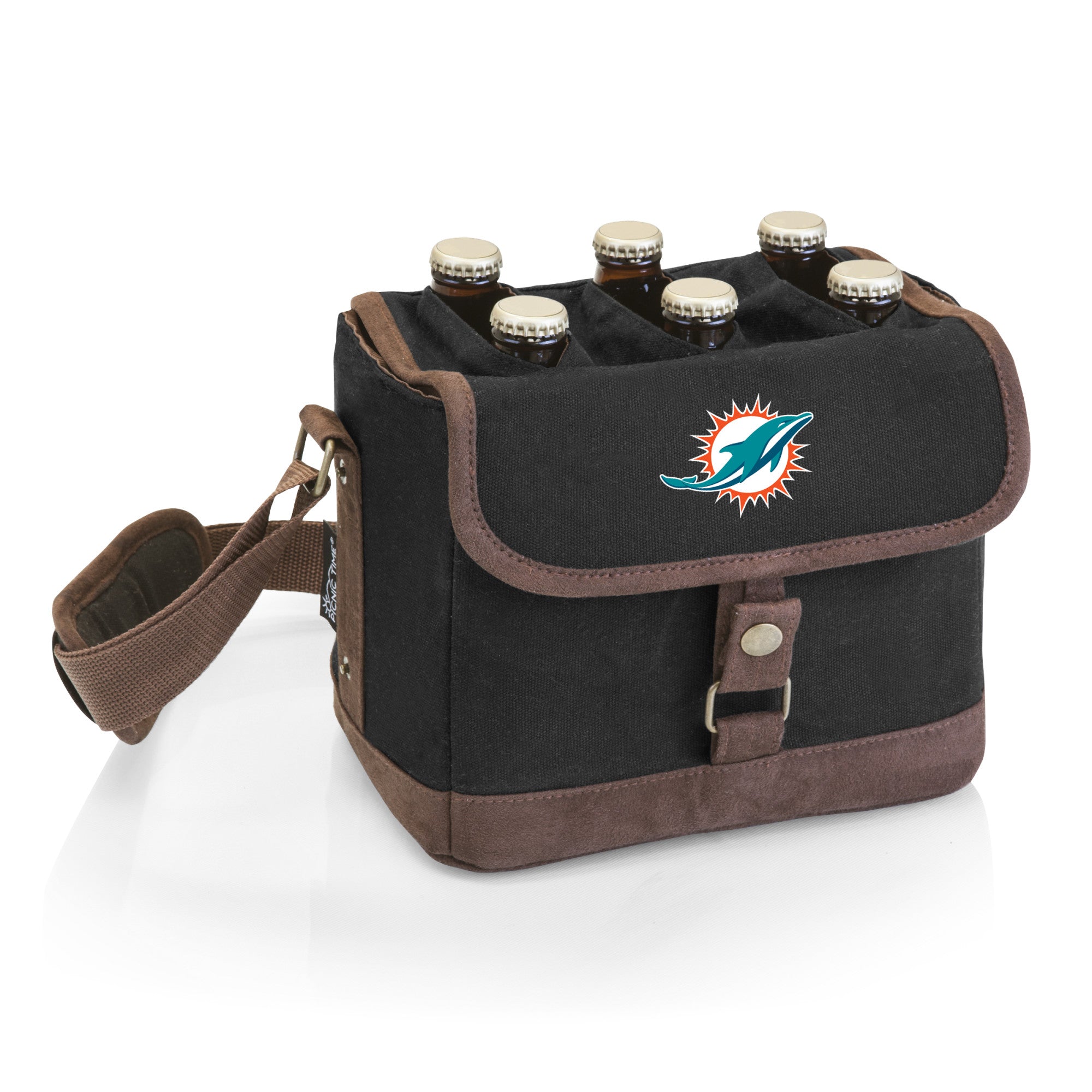 Miami Dolphins - Beer Caddy Cooler Tote with Opener