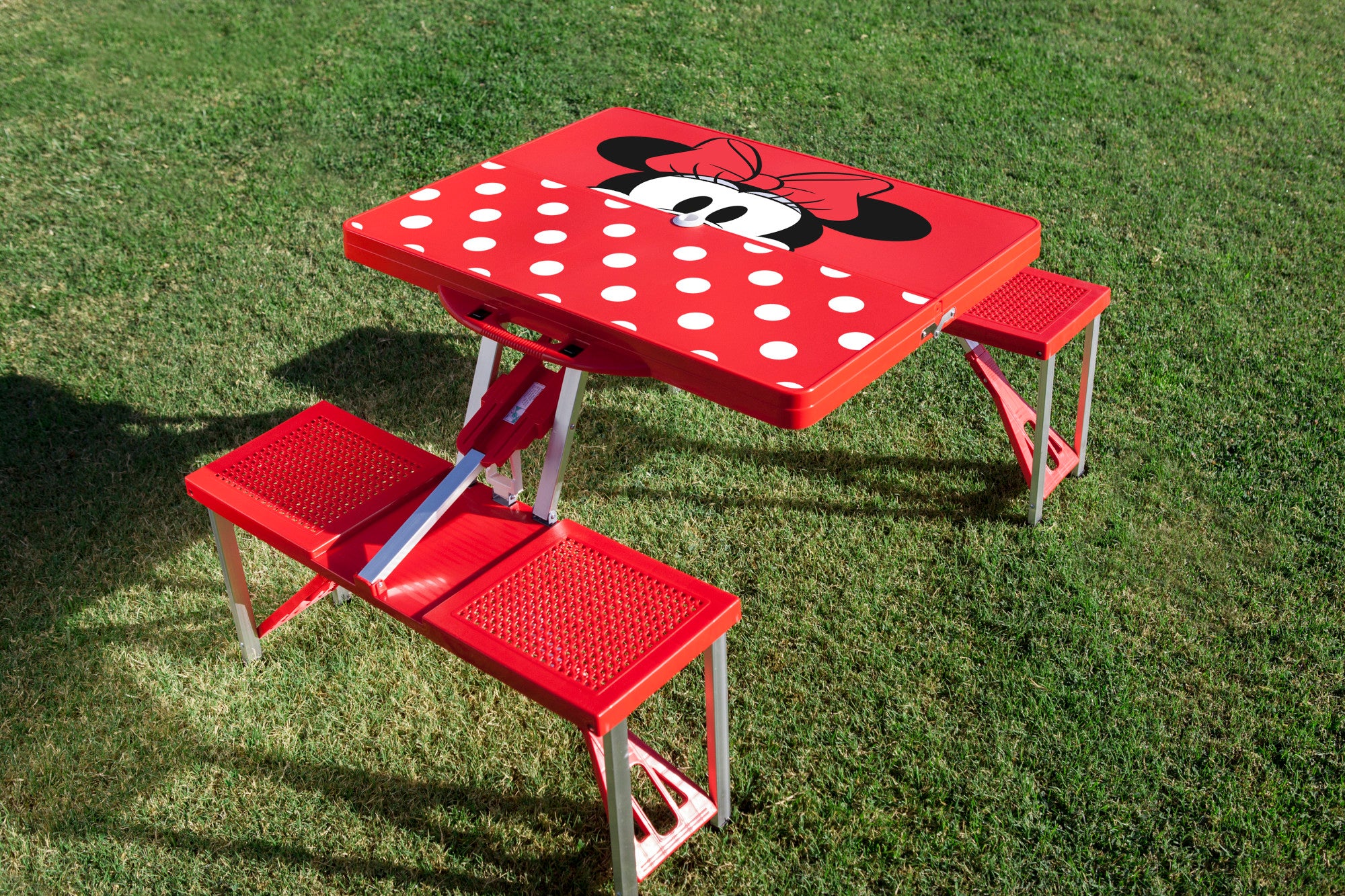Minnie Mouse - Picnic Table Portable Folding Table with Seats