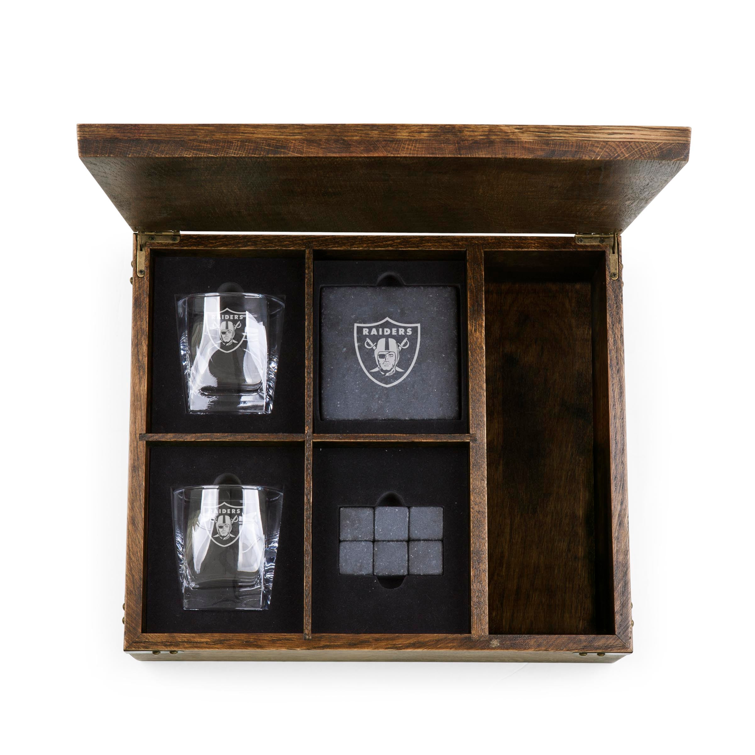 Oakland Raiders Whiskey Box Gift Set