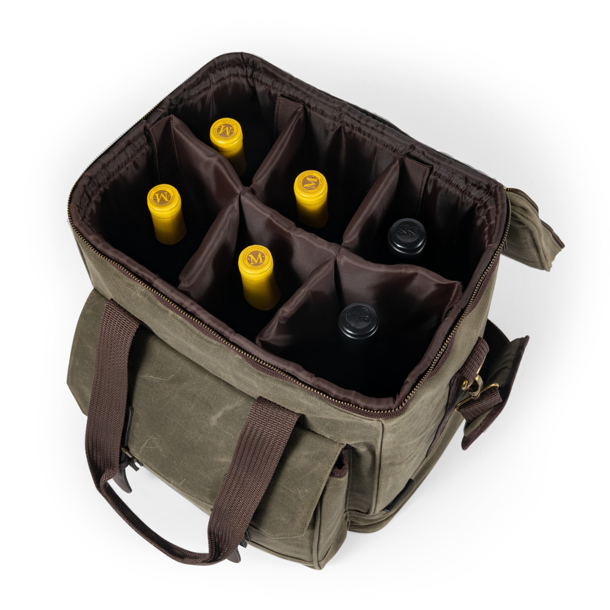 Legacy Weekender 6-Bottle Insulated Wine Bag, Green