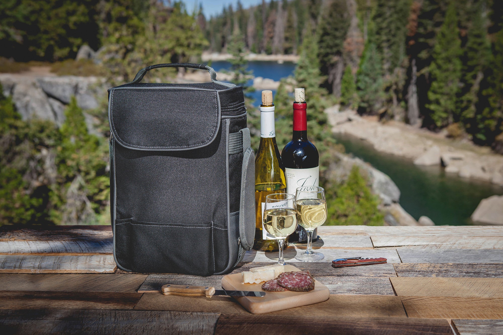 LEGACY - a Picnic Time brand Wine Sack Beverage Tote, Insulated