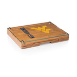 West Virginia Mountaineers - Concerto Glass Top Cheese Cutting Board & Tools Set