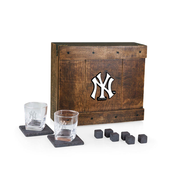 New York Yankees - Whiskey Box Gift Set