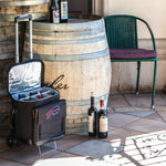 Buffalo Bills - Cellar 6-Bottle Wine Carrier & Cooler Tote with Trolley