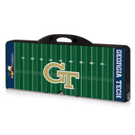 Football Field - Georgia Tech Yellow Jackets - Picnic Table Portable Folding Table with Seats