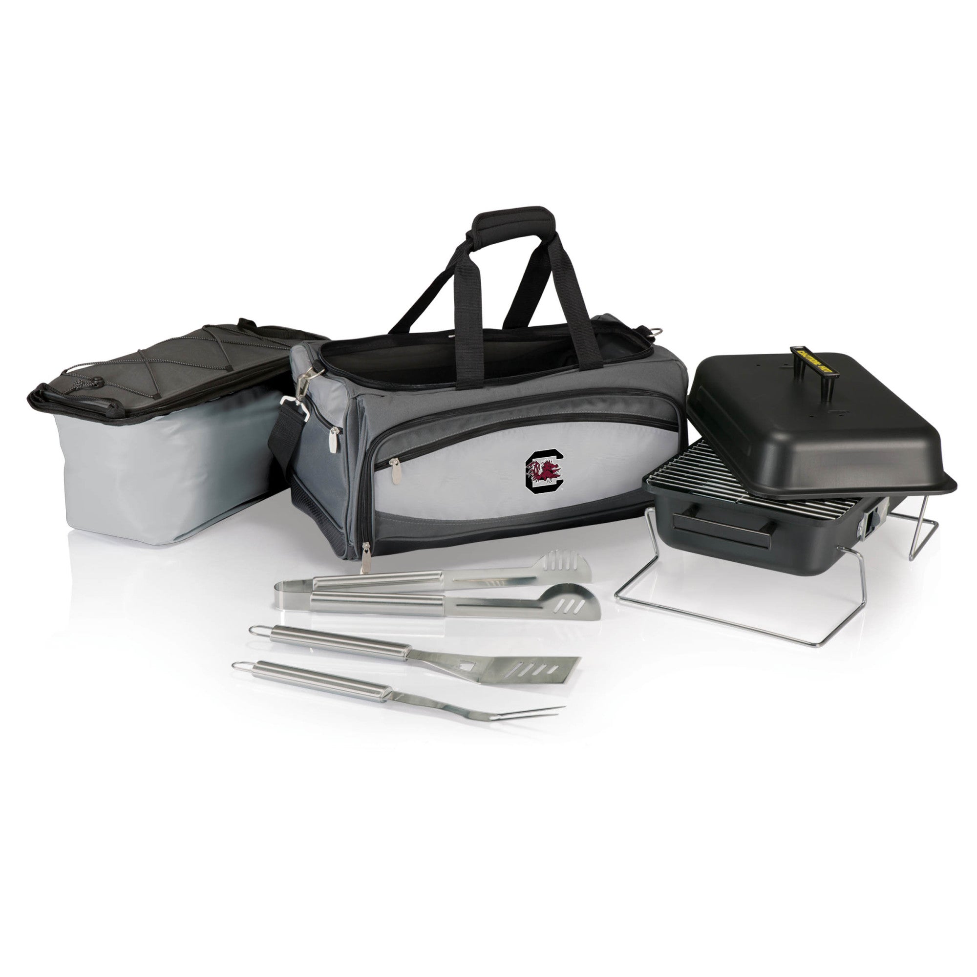 South Carolina Gamecocks - Buccaneer Portable Charcoal Grill & Cooler Tote