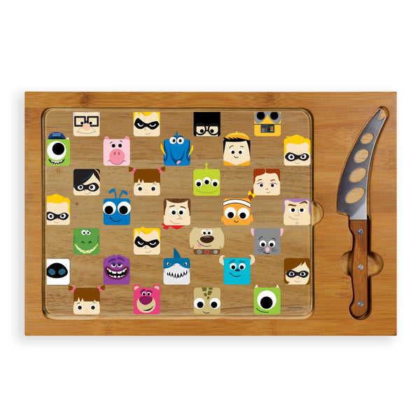 Pixar Collection - Icon Glass Top Cutting Board & Knife Set