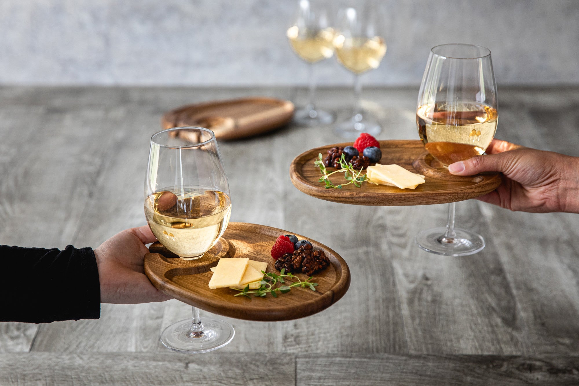 Minnesota Vikings - Wine Appetizer Plate Set Of 4