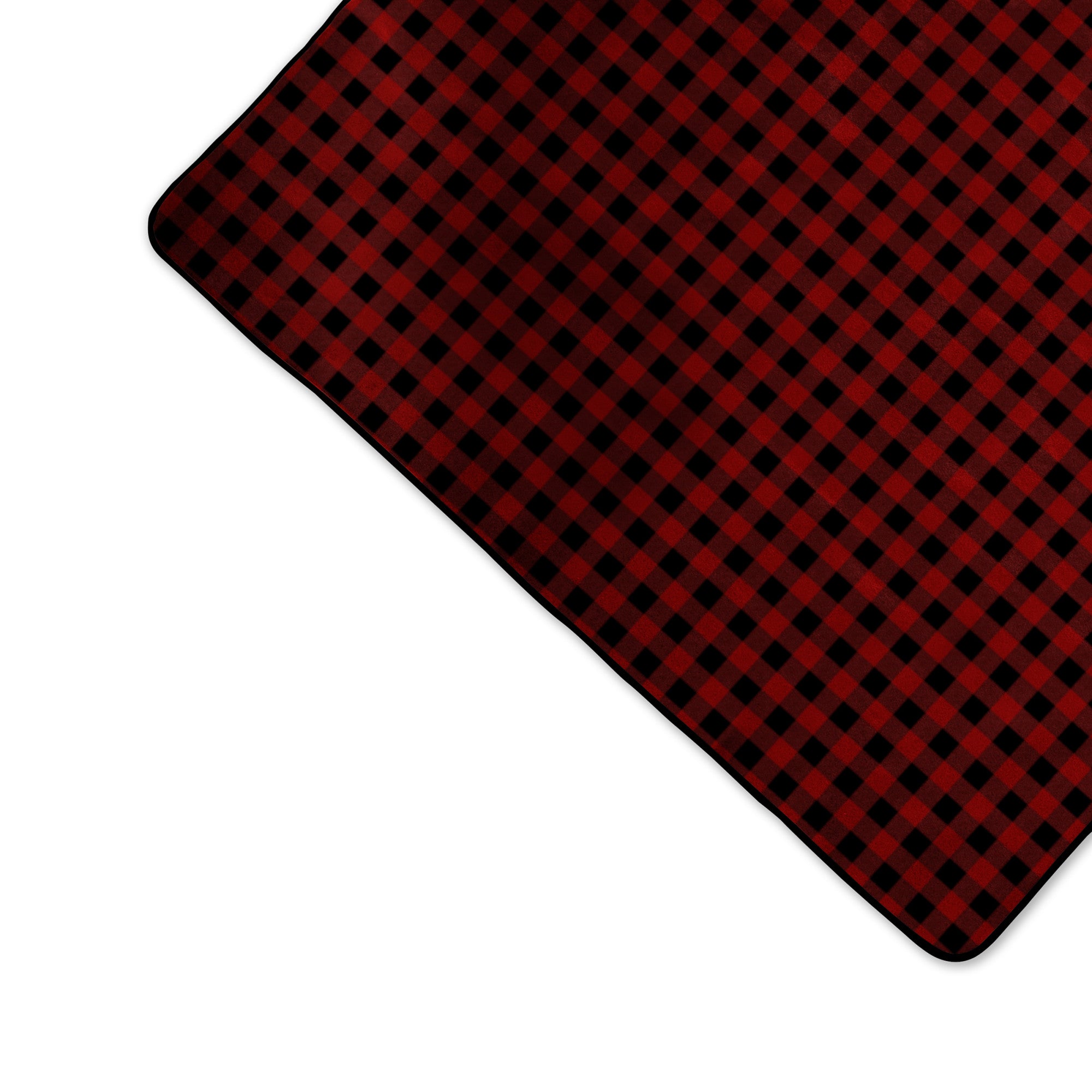 Red & Black Buffalo Plaid Pattern
