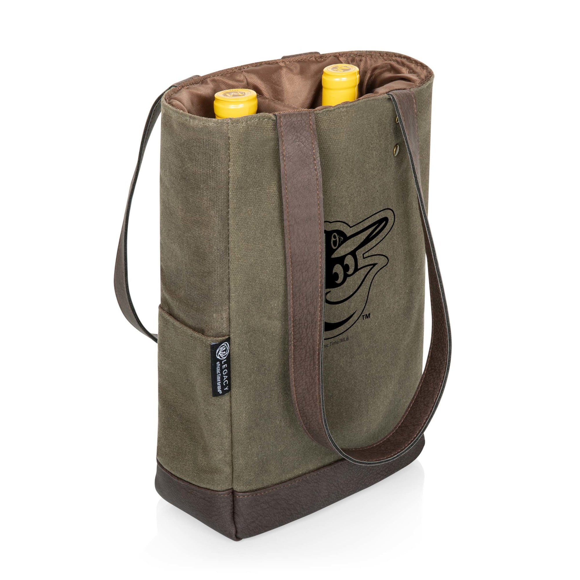 Baltimore Orioles - 2 Bottle Insulated Wine Cooler Bag-Picnic Time Family of Brands