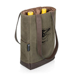 Baltimore Orioles - 2 Bottle Insulated Wine Cooler Bag-Picnic Time Family of Brands