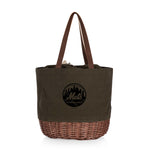 New York Mets - Coronado Canvas and Willow Basket Tote