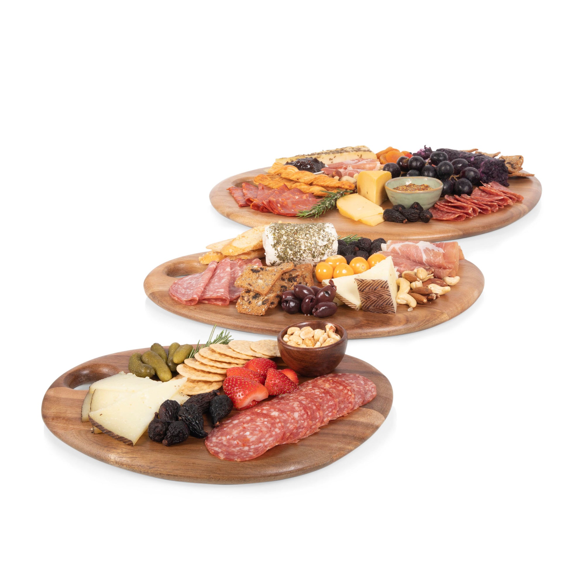 Picnic Time 3-Piece Acacia Wood Charcuterie Board Set – PICNIC TIME FAMILY  OF BRANDS