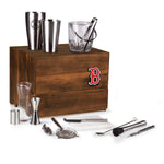 Boston Red Sox - Madison Acacia Tabletop Bar Set