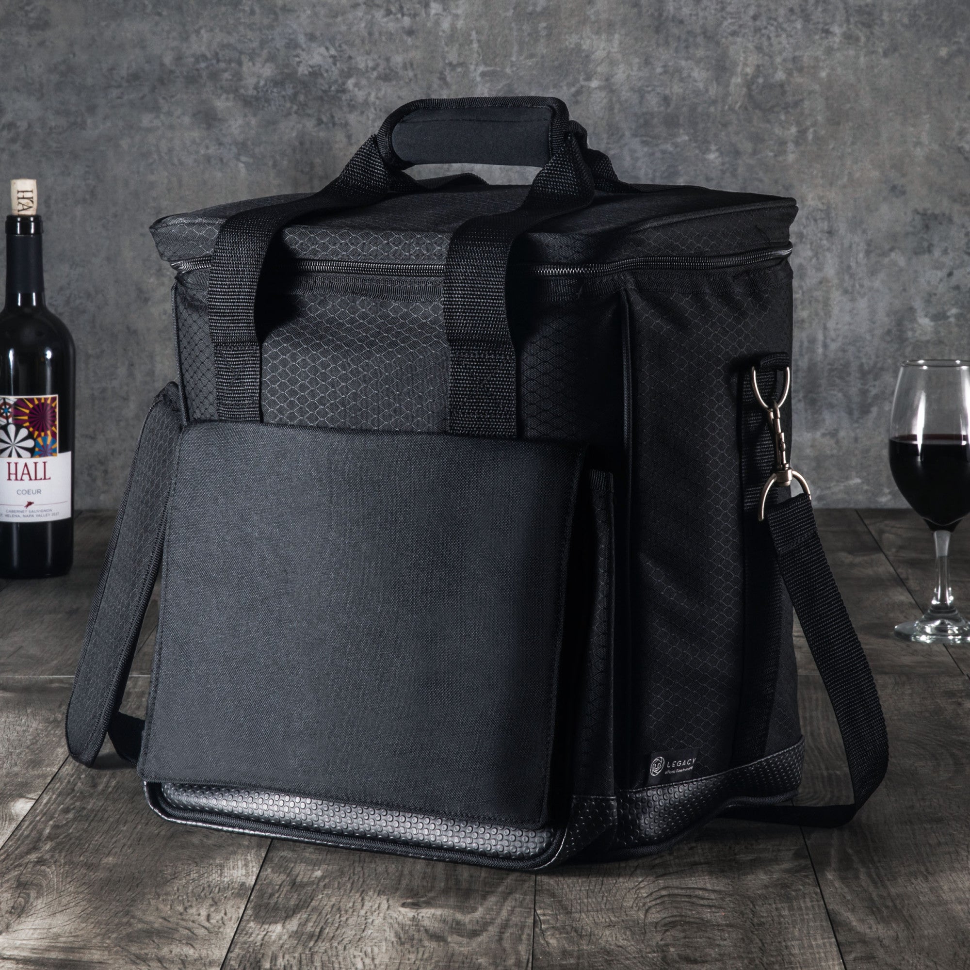 LEGACY - a Picnic Time brand Wine Sack Beverage Tote, Insulated