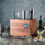 Seattle Mariners - Madison Acacia Tabletop Bar Set