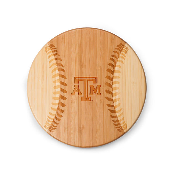 Texas A&M Aggies - Home Run! Baseball Cutting Board & Serving Tray