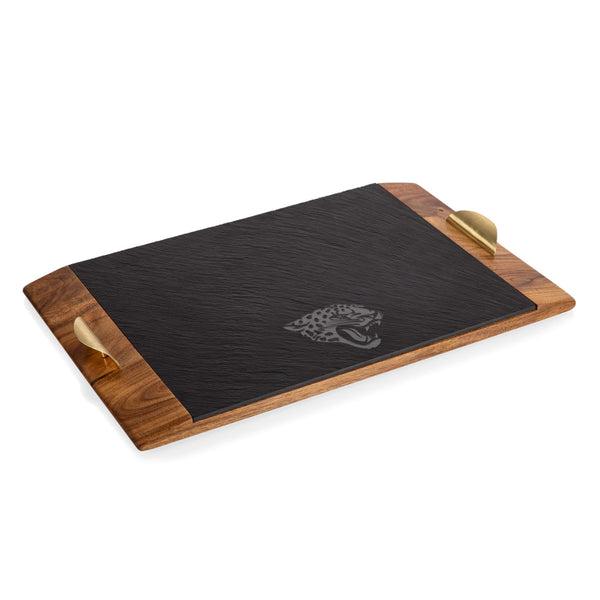 Jacksonville Jaguars - Covina Acacia and Slate Serving Tray-Picnic Time Family of Brands