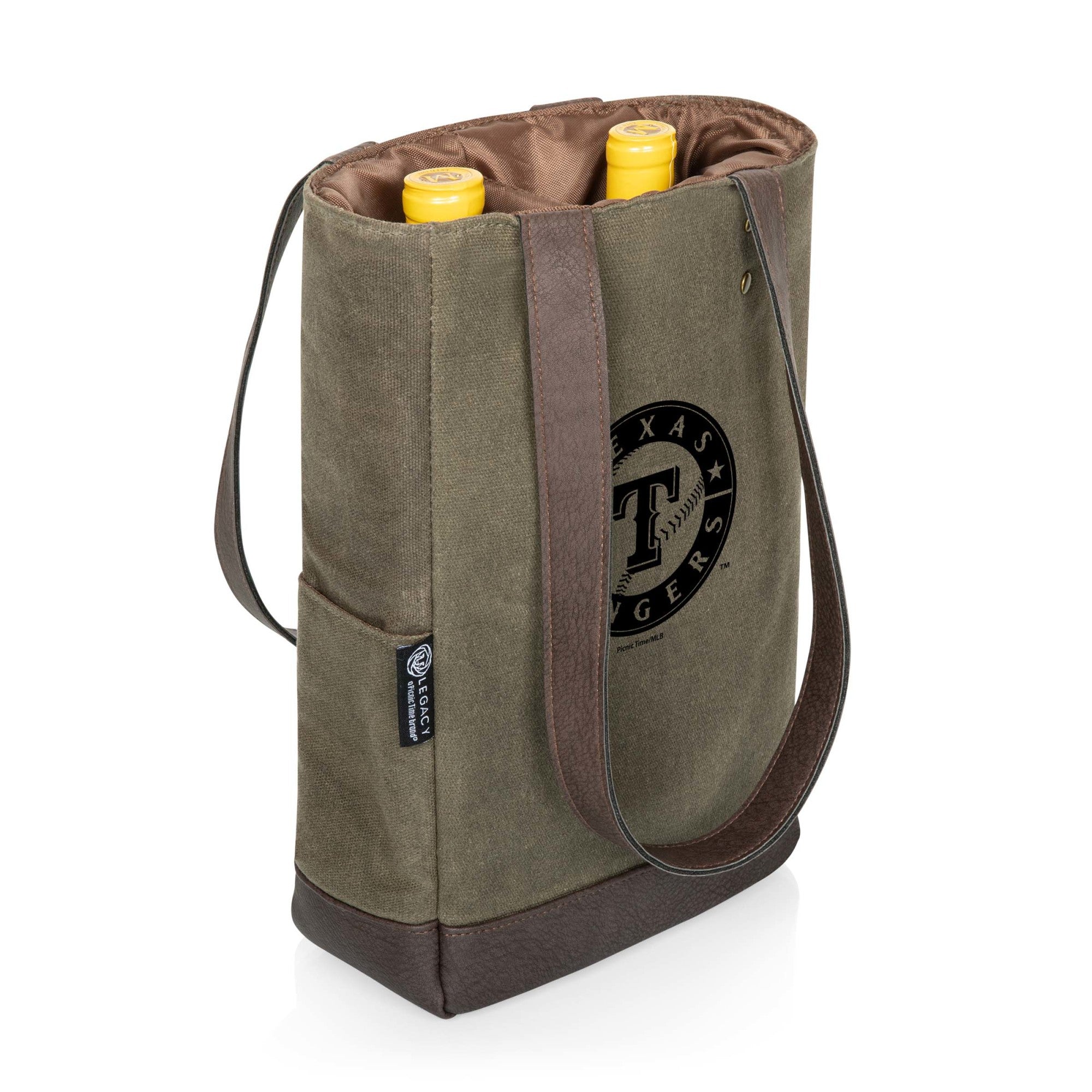 Texas Rangers - 2 Bottle Insulated Wine Cooler Bag