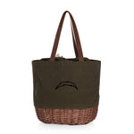Los Angeles Chargers - Coronado Canvas and Willow Basket Tote