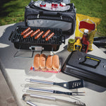 Buccaneer Portable Charcoal Grill & Cooler Tote