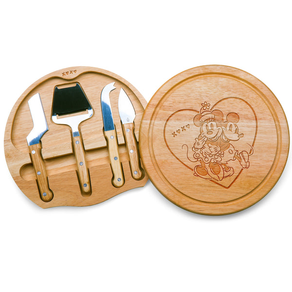 Mickey & Minnie Mouse Heart - Circo Cheese Cutting Board & Tools Set