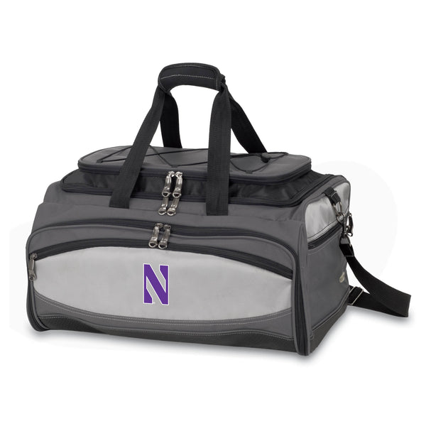 Northwestern Wildcats - Buccaneer Portable Charcoal Grill & Cooler Tote