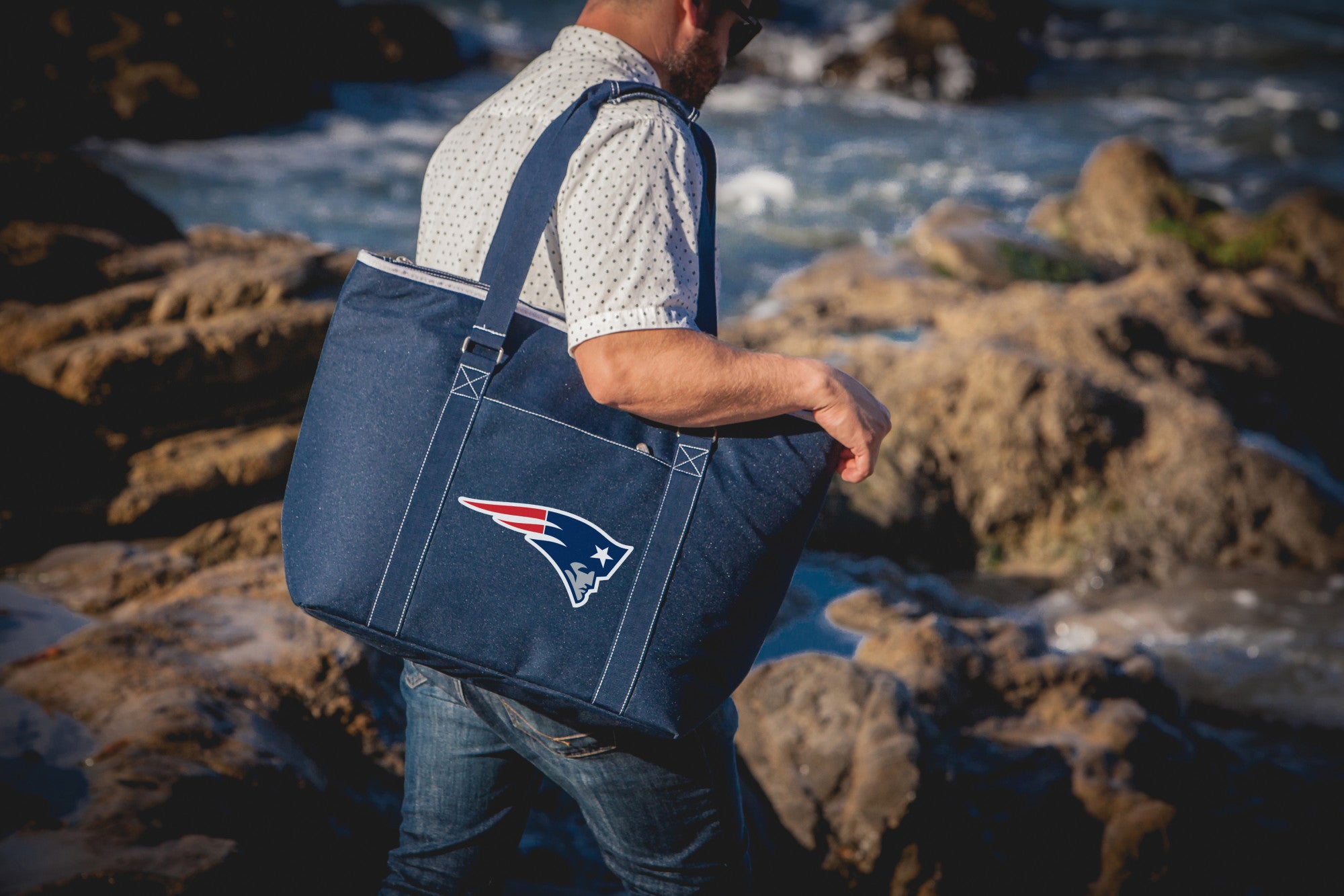 New England Patriots - Tahoe XL Cooler Tote Bag