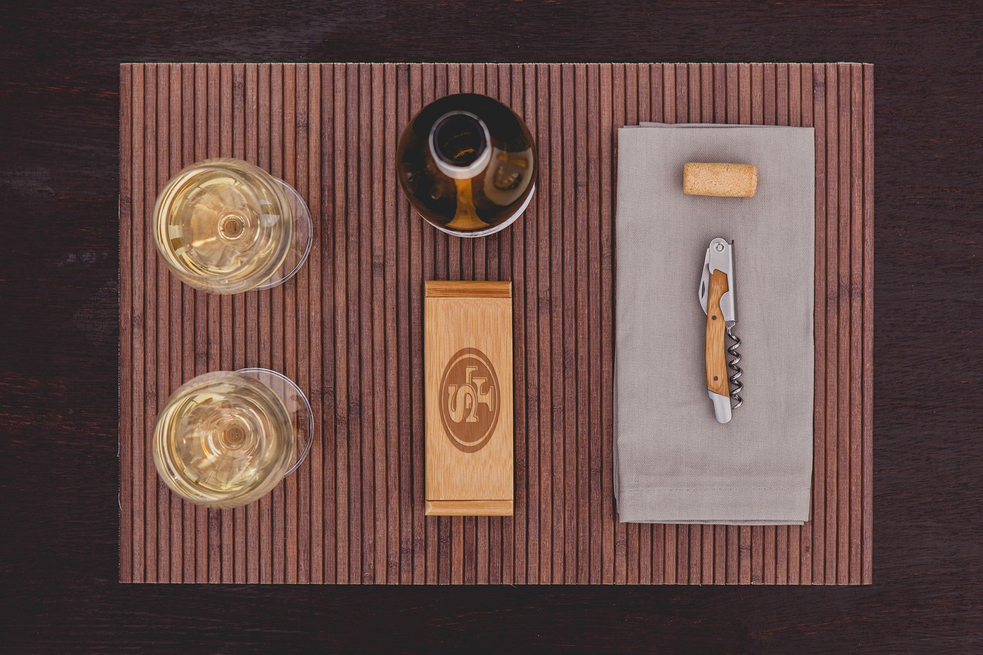 San Francisco 49ers - Elan Deluxe Corkscrew In Bamboo Box