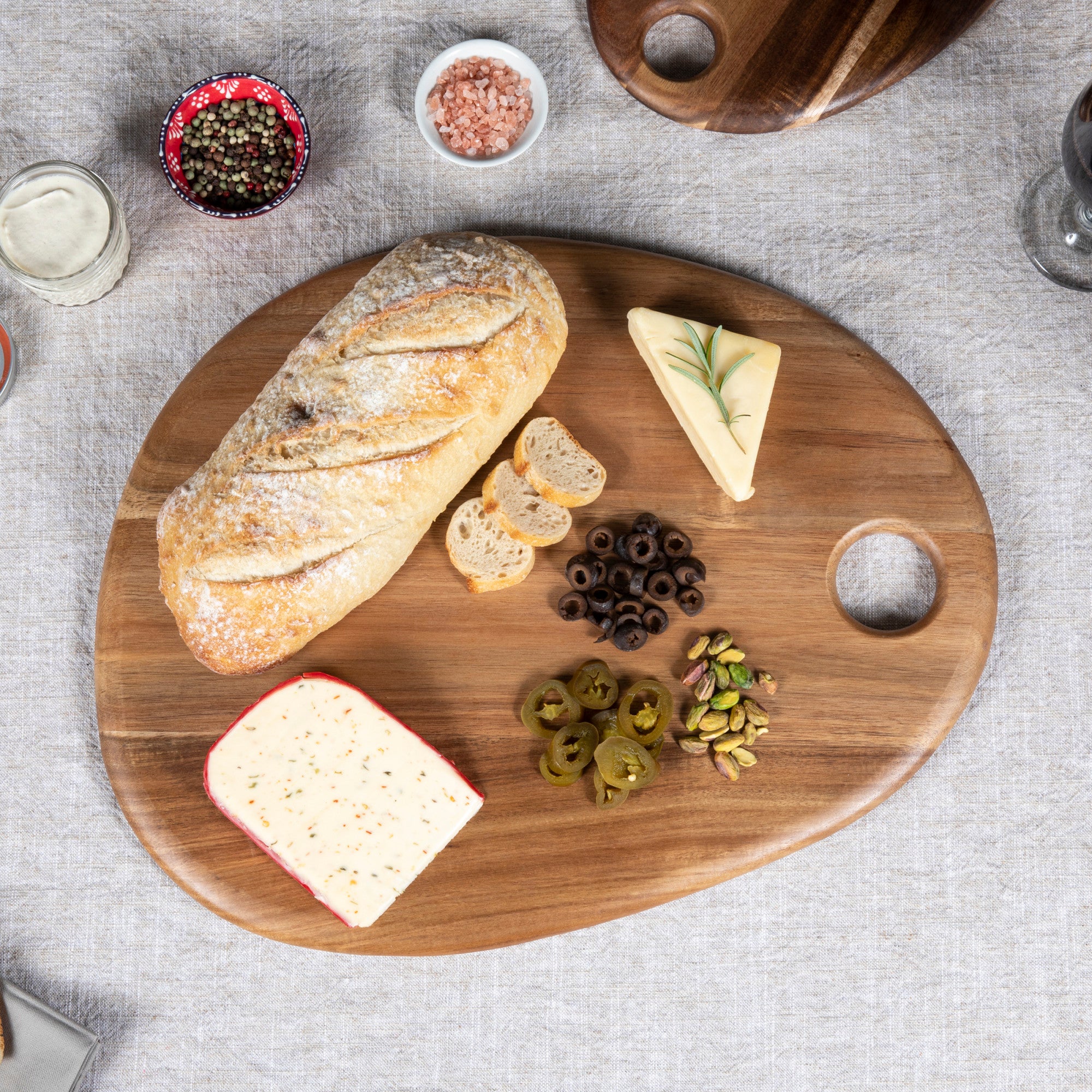 Small Paddle Shaped Bread Board by Proteak