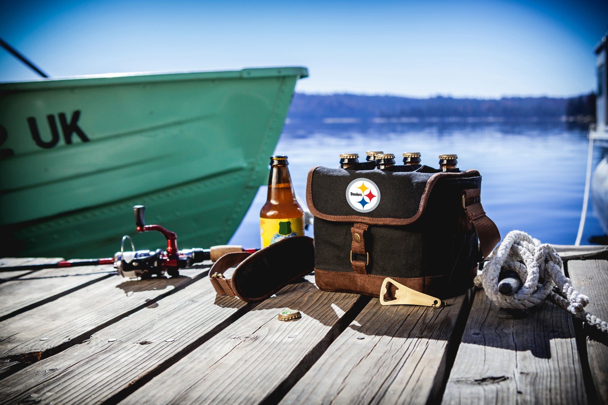 Pittsburgh Steelers - Beer Caddy Cooler Tote with Opener