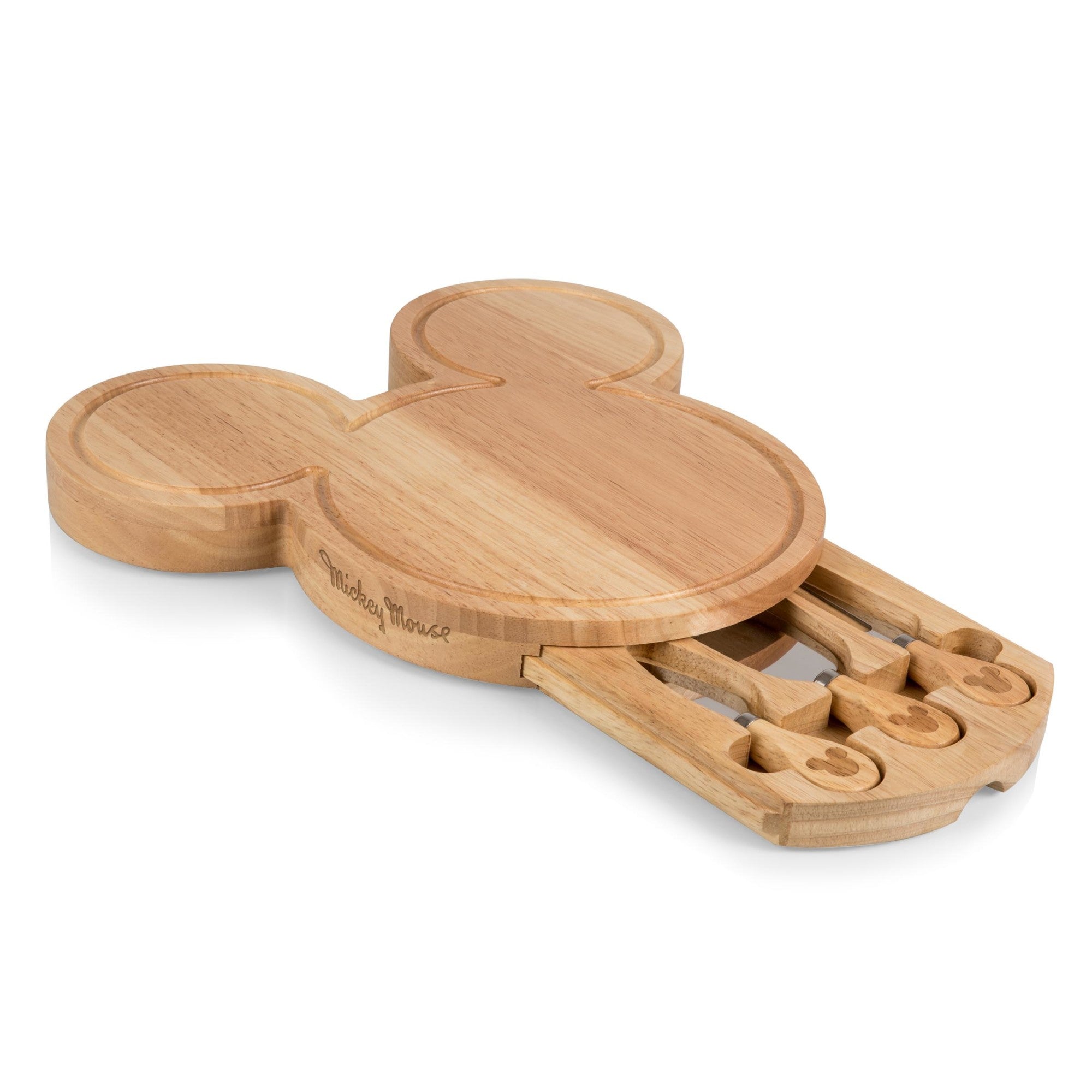 Mickey Mouse - Head Shaped Cheese Board with Tools
