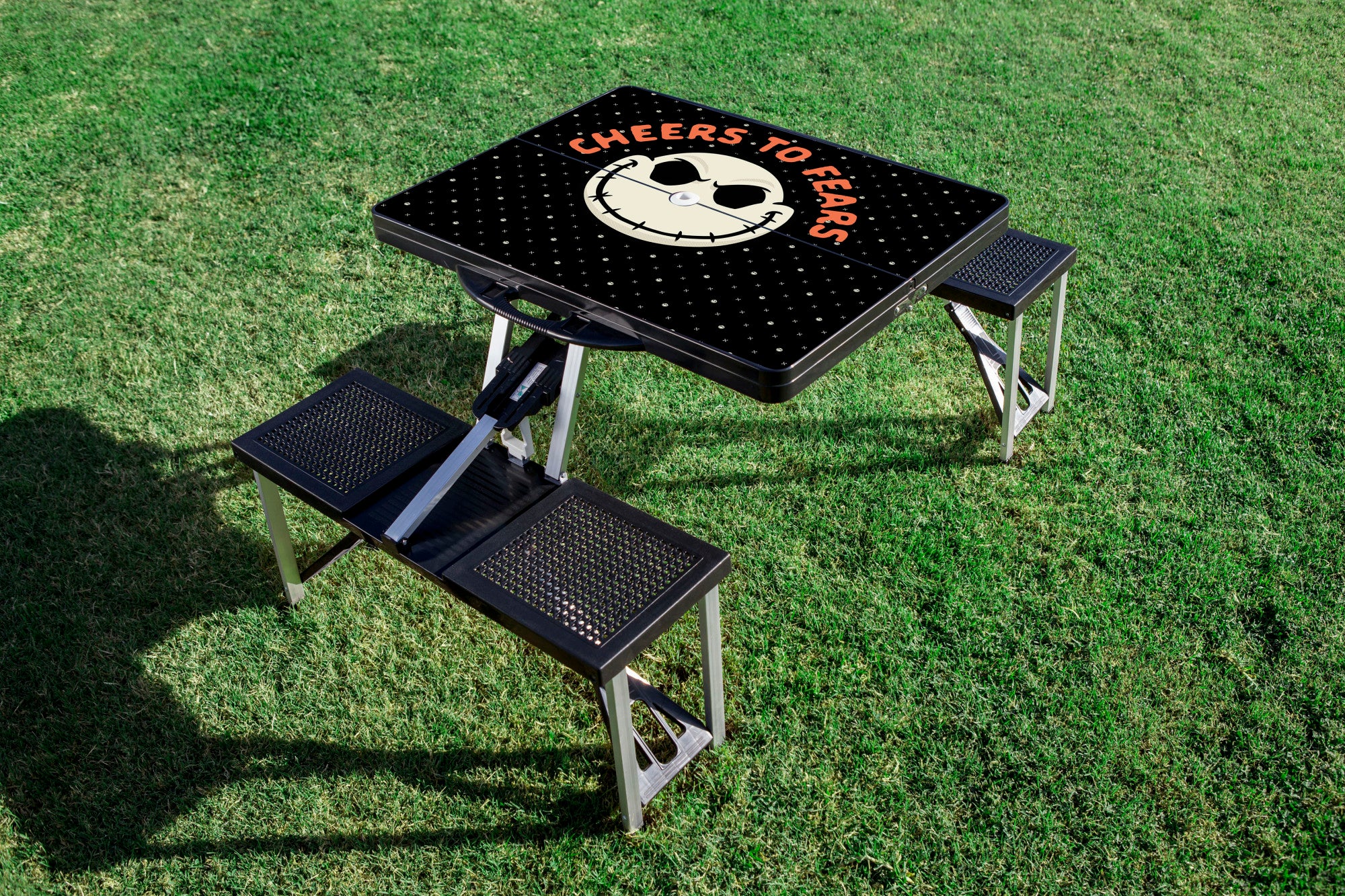 Jack - Nightmare Before Christmas - Picnic Table Portable Folding Table with Seats