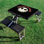 Nightmare Before Christmas Jack - Picnic Table Portable Folding Table with Seats