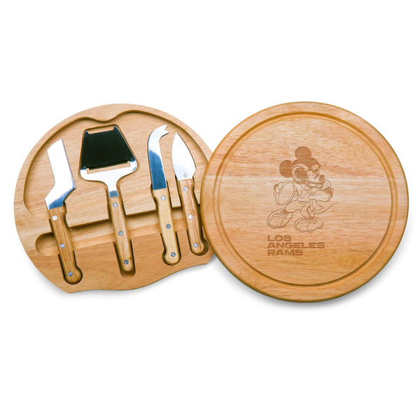 Los Angeles Rams Mickey Mouse - Circo Cheese Cutting Board & Tools Set