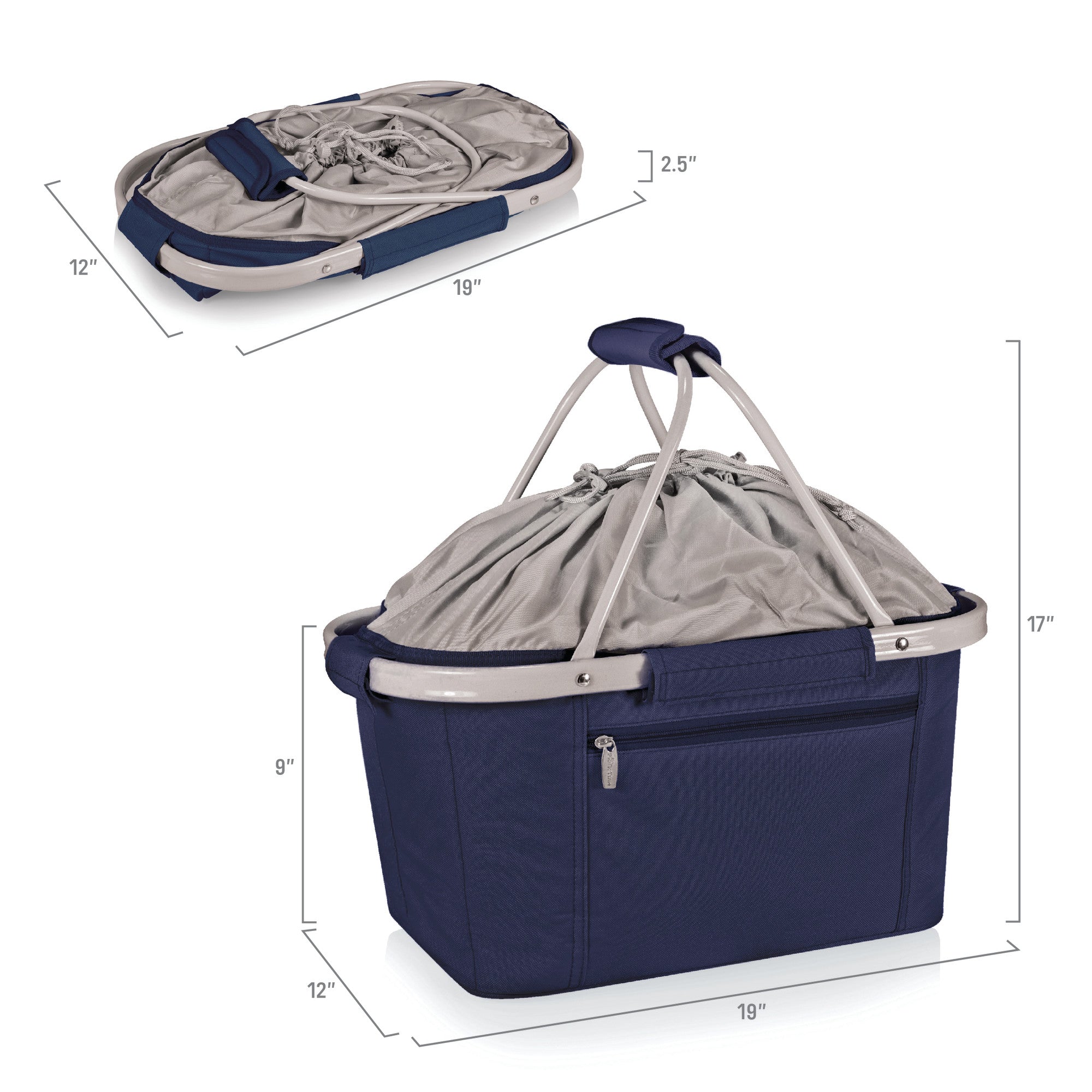 Beauty & the Beast - Metro Basket Collapsible Cooler Tote