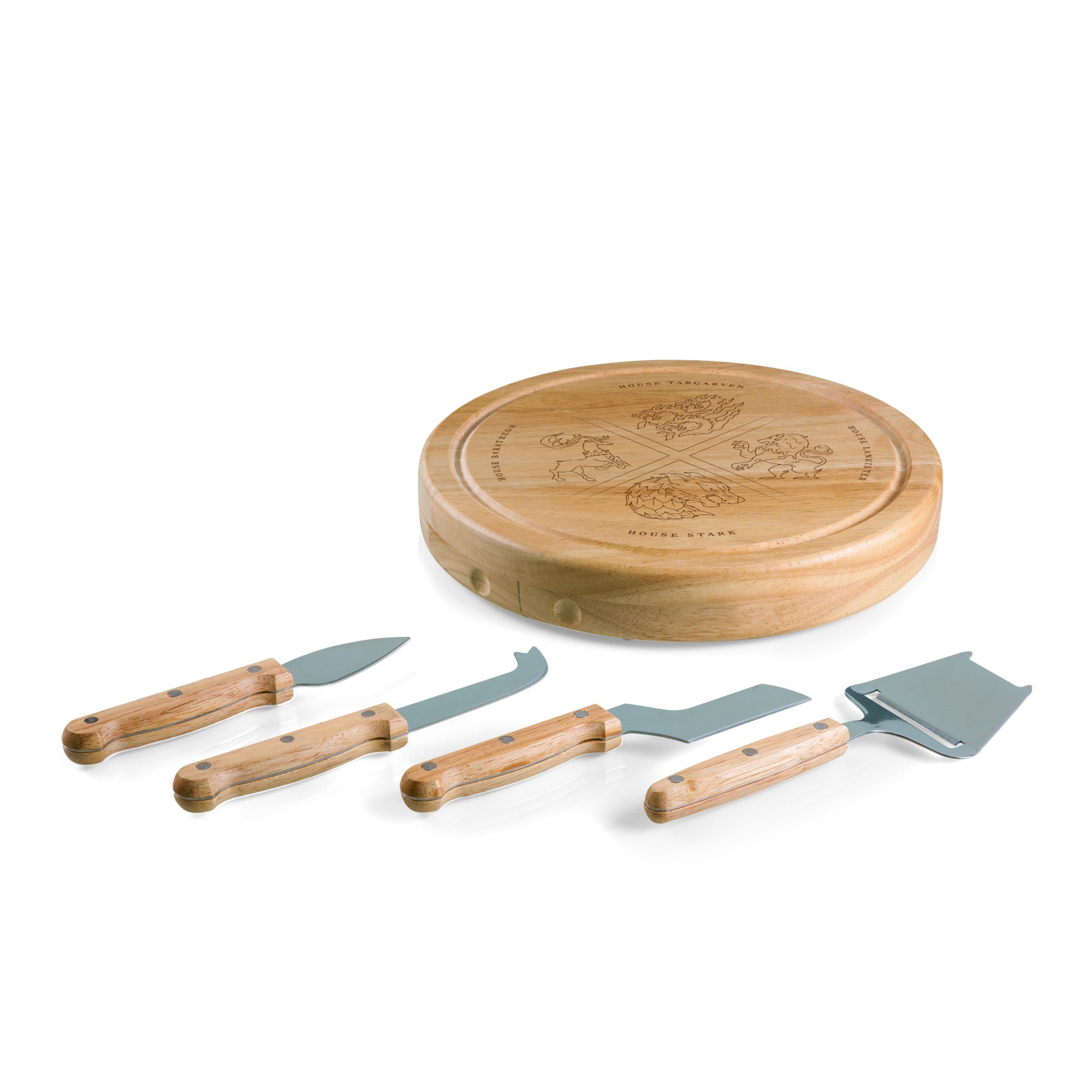 4 Houses - Game of Thrones - Circo Cheese Cutting Board & Tools Set