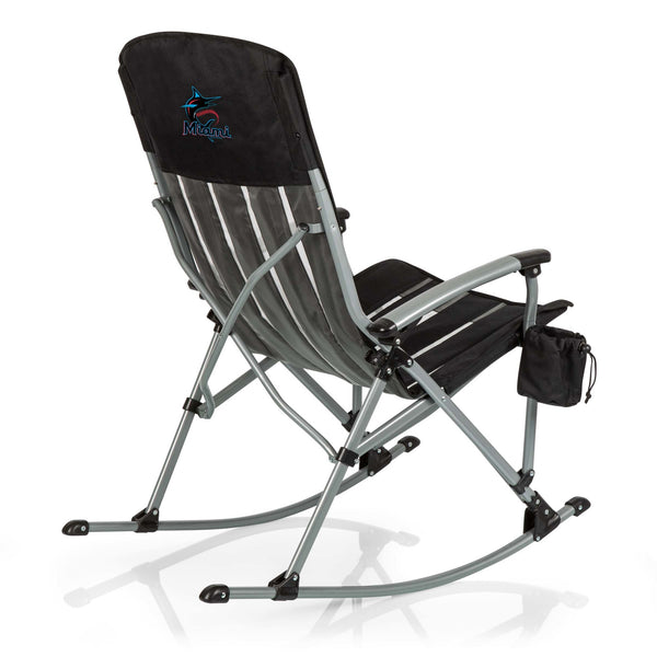 Miami Marlins - Outdoor Rocking Camp Chair