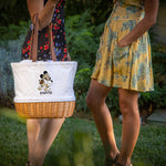 Mickey Mouse - New Orleans Saints - Coronado Canvas and Willow Basket Tote