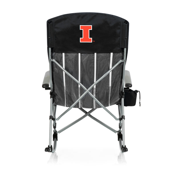 Illinois Fighting Illini - Outdoor Rocking Camp Chair
