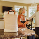 Los Angeles Chargers - Pinot Jute 2 Bottle Insulated Wine Bag