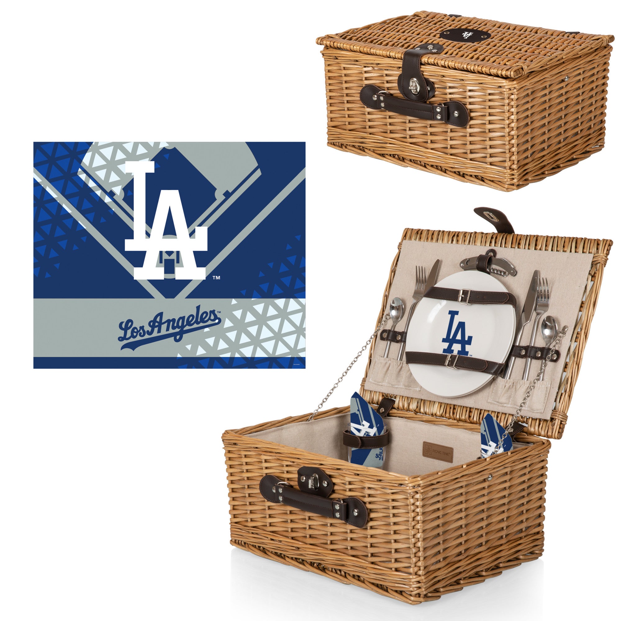Los Angeles Dodgers - Classic Picnic Basket